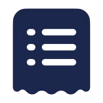 Bill List SVG Icon